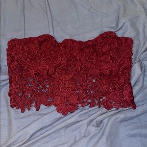 Urban outfitters corset crop